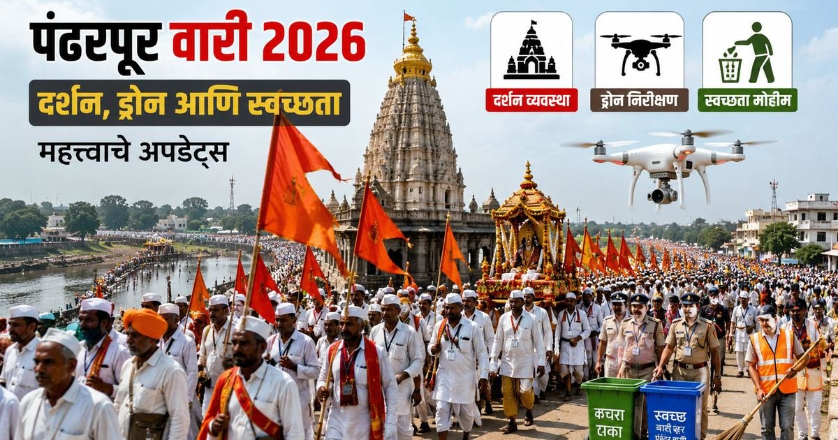 Pandharpur Wari 2026: Essential Updates on Darshan, Drones, and Cleanliness